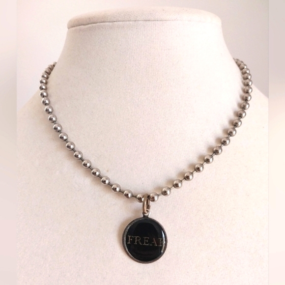 Spencer's Jewelry - Spencer's Goth Punk Emo Alt 90's Y2K "Freak" ball chain necklace